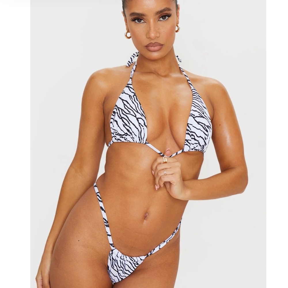 Zebra print bikini